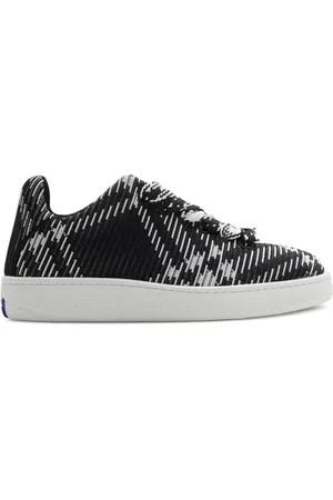 Burberry Check knit box sneakers