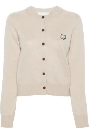 Maison Kitsuné Bold Fox Head wool cardigan