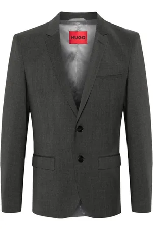 HUGO BOSS Notched-lapels single-breasted blazer