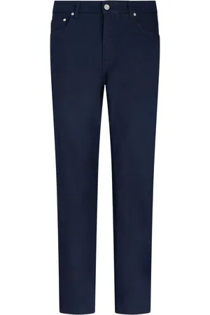 Etro Logo-patch straight-leg jeans