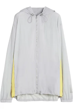 Lanvin X Future two-tone zip-up hoodie