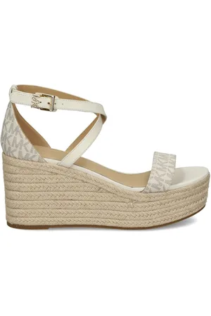 Michael Kors Serena monogram wedge sandals
