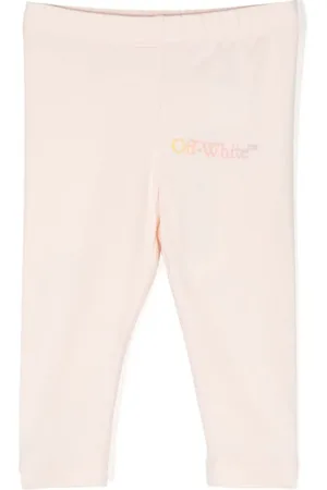 OFF-WHITE Diag Stripe cotton leggings