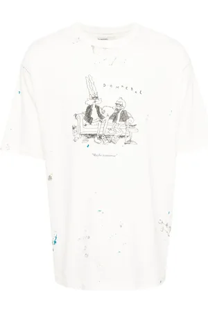 DOMREBEL Scuff Tomorrow cartoon-print T-shirt