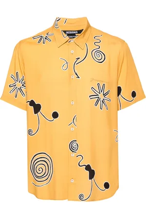 Jacquemus Mello spiral-print shirt