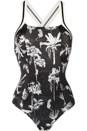 Lygia & Nanny Maracatu graphic-print one-piece