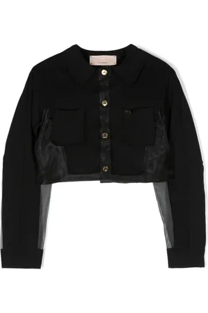 Elisabetta Franchi Panelled cropped shirt