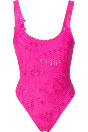 AMIR SLAMA Open-knit one-piece