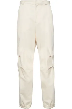 Prada Herringbone tapered trousers