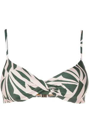 Lygia & Nanny Cassis graphic-print bikini top