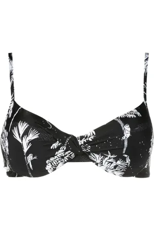 Lygia & Nanny Cassis twist-detail bikini top
