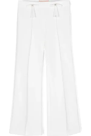 Elisabetta Franchi Bow-detail flared trousers