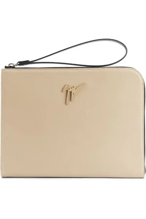 Giuseppe Zanotti Fabian logo-plaque clutch bag