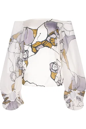 Silvia Tcherassi Aimar graphic-print silk blouse