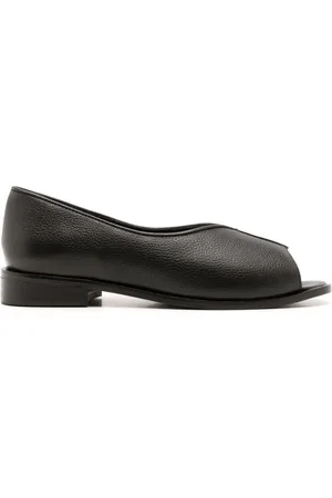 Studio Chofakian Open-toe leather flats