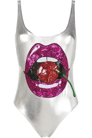 Brigitte Carnaval sequinned swimsuit