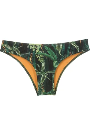Lygia & Nanny Waikiki leaf-print bikini bottoms