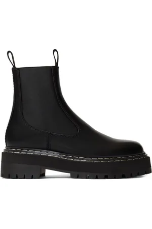 Proenza Schouler Lug-sole leather Chelsea boots