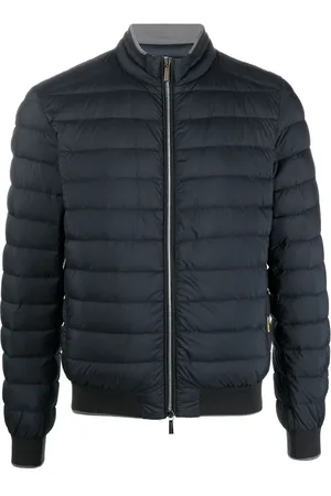 MOORER Padded zip-up jacket