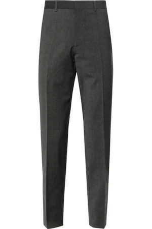 HUGO BOSS Mid-rise tapered trousers