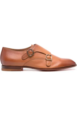 santoni Ombré-effect monk shoes