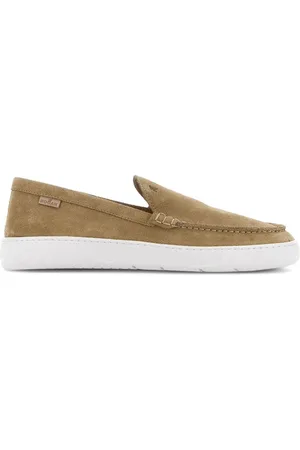 Hogan Almond-toe suede loafers