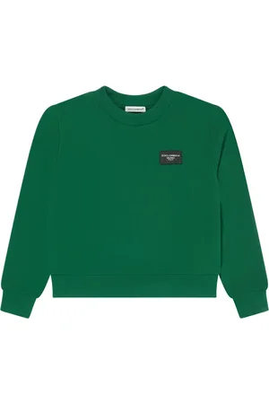 Dolce & Gabbana Logo-appliqu??d cotton sweatshirt