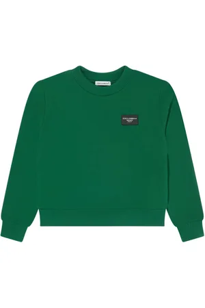 Dolce & Gabbana Logo-appliquéd cotton sweatshirt