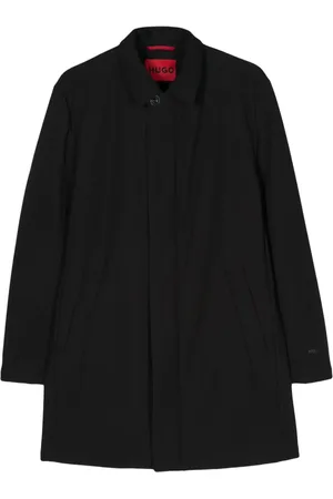 HUGO BOSS Logo-print midi coat
