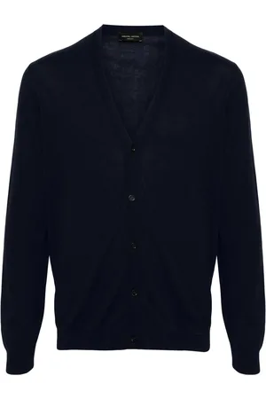 Roberto Collina Button-up fine-knit cardigan