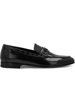 Philipp Plein Logo-plaque leather loafers