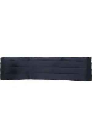 Il gufo Pleated satin cummerbund