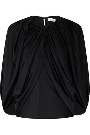 Paco rabanne Round-neck draped blouse