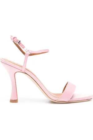 Staud Petra 95mm satin sandals