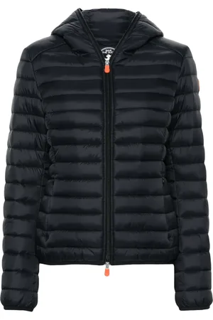 save the duck Logo-patch padded jacket