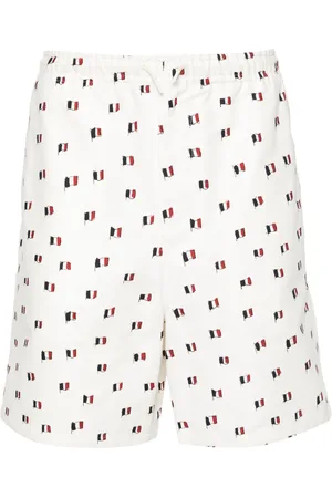 Fursac Cotton french-flag shorts