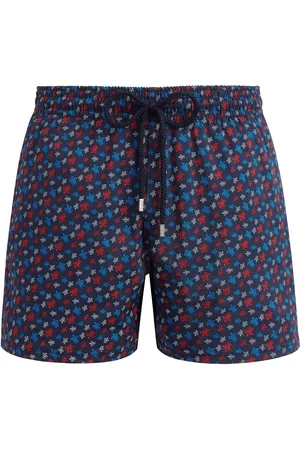 Vilebrequin Turtle-print logo-appliqu?? swim shorts