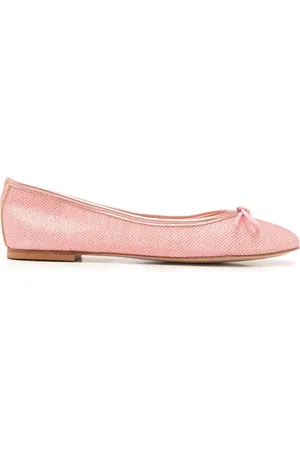 Sarah Chofakian Sapatilha Sarita textured-leather ballet pumps