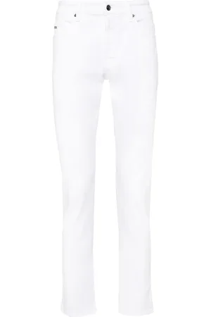 HUGO BOSS Low-rise slim-fit jeans