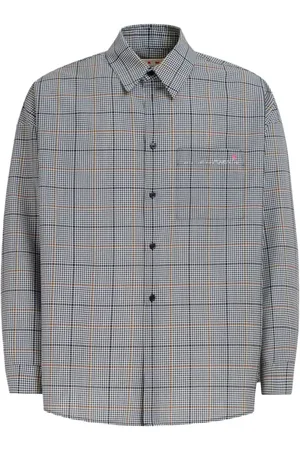 Marni Checked wool-blend shirt