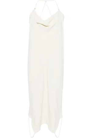 Viktor & Rolf Upside-down crepe slip dress