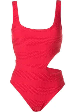 AMIR SLAMA Hardware-detail cut-out swimsuit