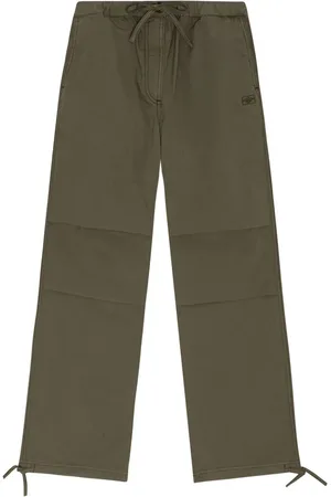 Ganni Organic cotton-blend trousers