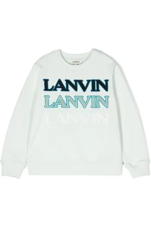Lanvin Logo-embroidered cotton sweatshirt