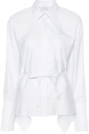 Viktor & Rolf Volant open back tied shirt