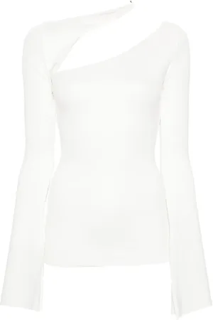 MANURI Sandy cut out-detail blouse