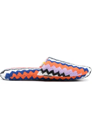 Missoni Zigzag-motif slippers