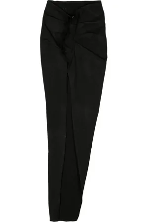 Rick Owens EDFU asymmetric denim skirt