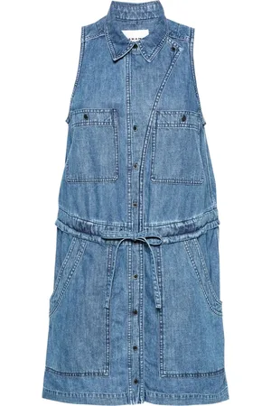 Marant Etoile Ines sleeveless denim minidress