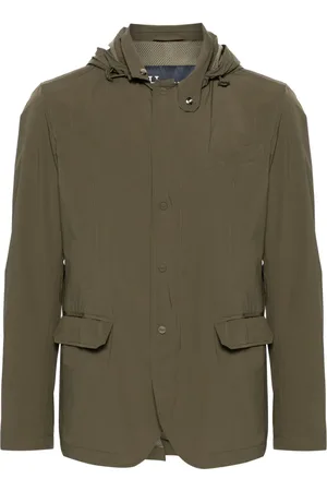 HERNO Hooded lightweight shell jacket
